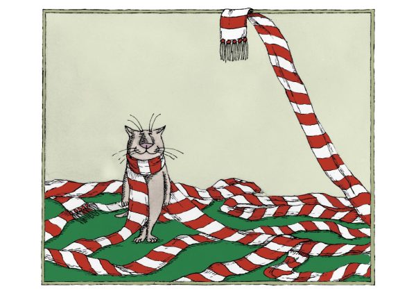 Edward Gorey: Scarf Cat Holiday Cards - Image 2