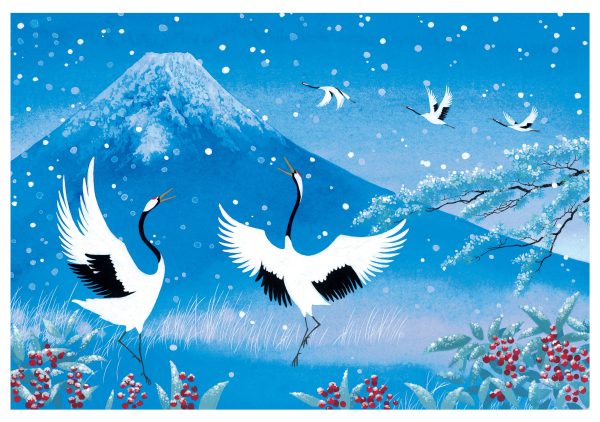 Masayoshi Mizuho: Snowy Blue Mt. Fuji Holiday Cards - Image 2