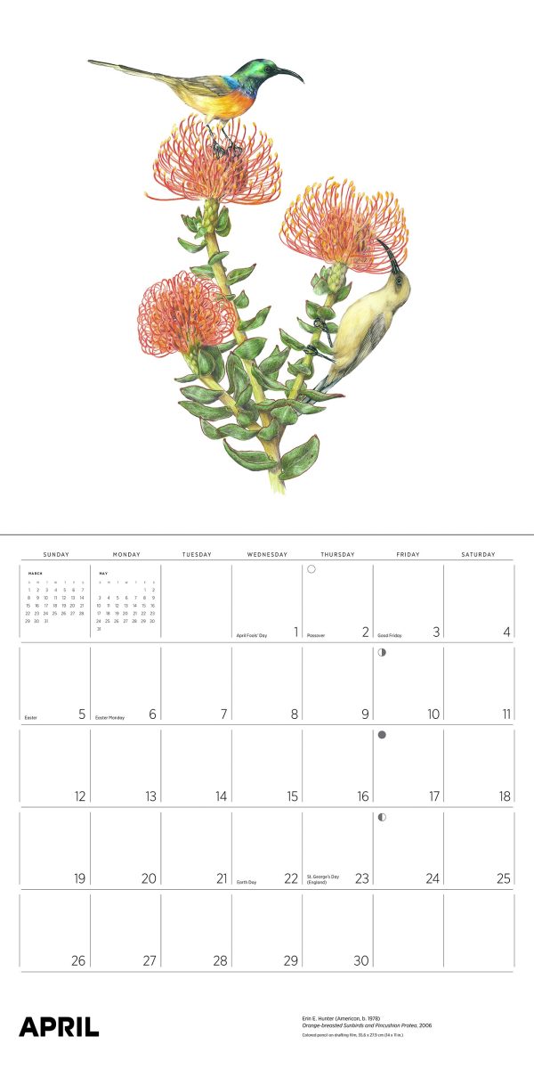 Erin E. Hunter: Pollinators 2026 Wall Calendar - Image 6
