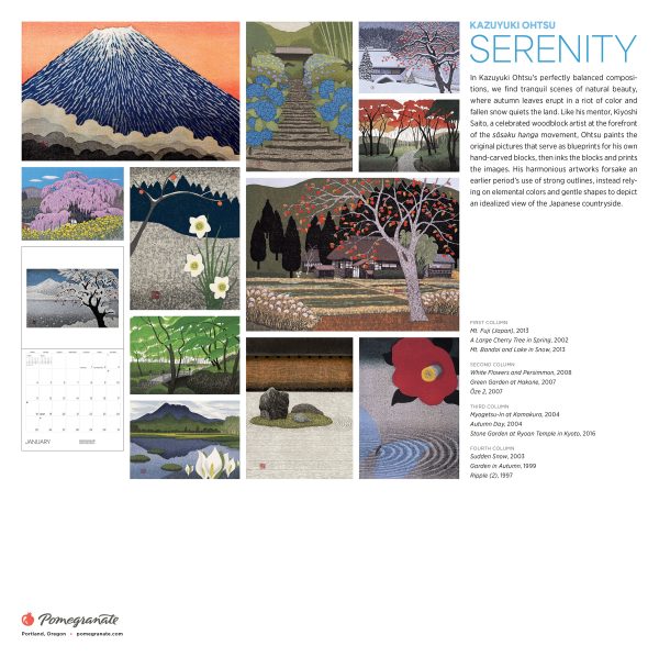 Serenity: Kazuyuki Ohtsu 2026 Wall Calendar - Image 8