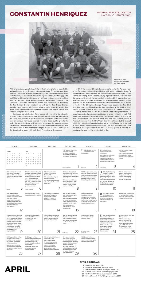 A Journey into 365 Days of Black History 2026 Wall Calendar - Image 7