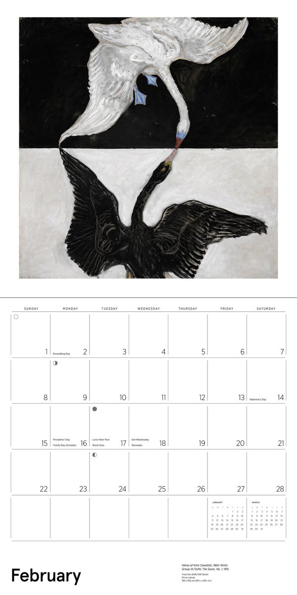 Hilma af Klint: Original Abstraction 2026 Wall Calendar - Image 3
