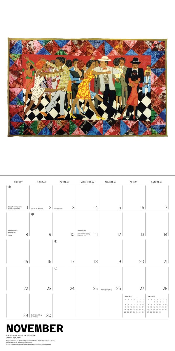 Faith Ringgold 2026 Wall Calendar - Image 4