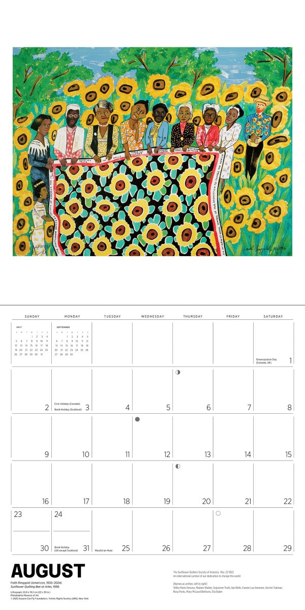 Faith Ringgold 2026 Wall Calendar - Image 7