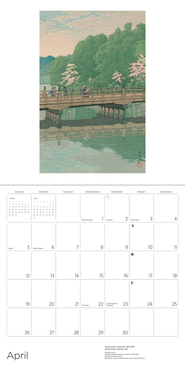 Kawase Hasui 2026 Wall Calendar - Image 3