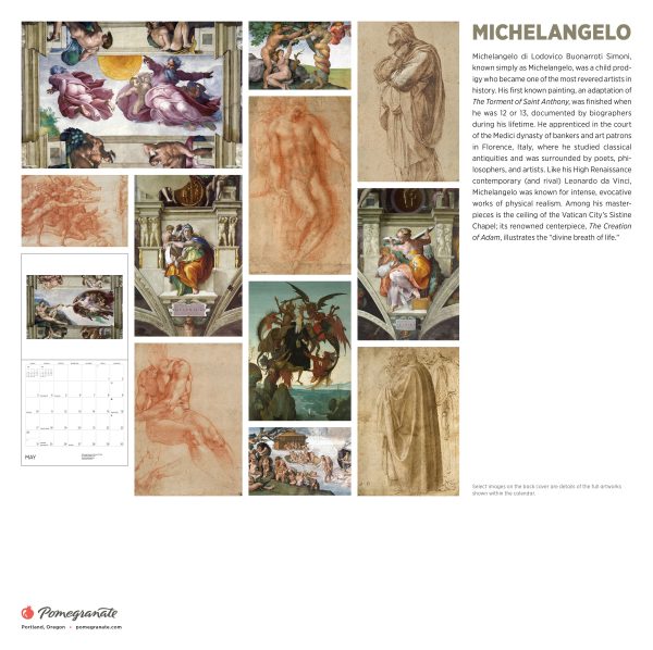 Michelangelo 2026 Wall Calendar - Image 6
