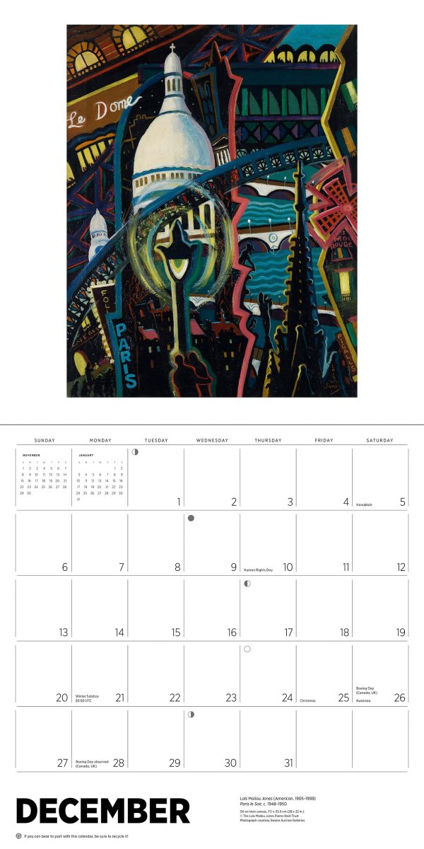 African American Art 2026 Wall Calendar - Image 3