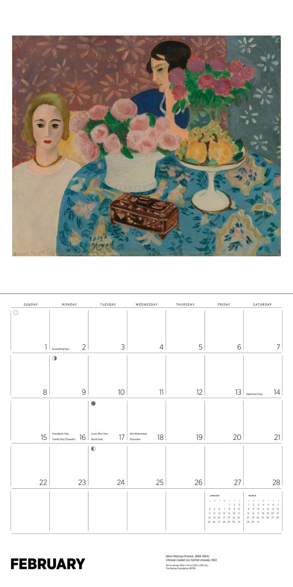 Henri Matisse 2026 Wall Calendar - Image 3