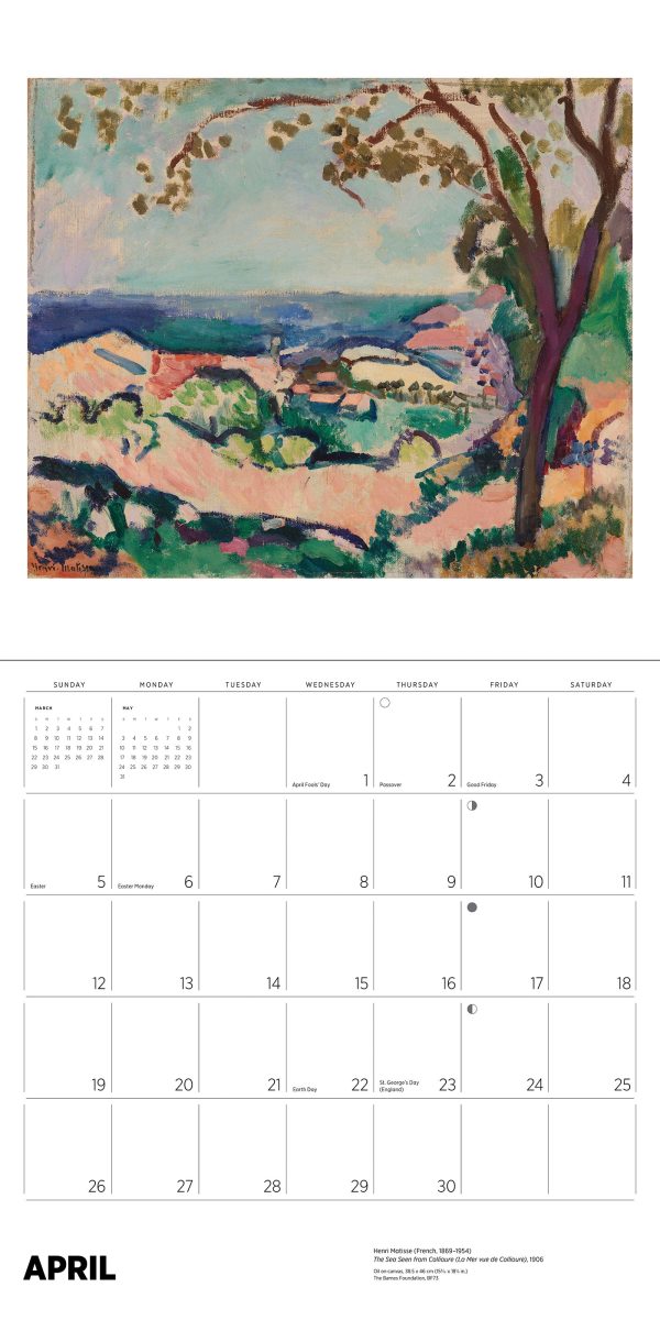 Henri Matisse 2026 Wall Calendar - Image 5