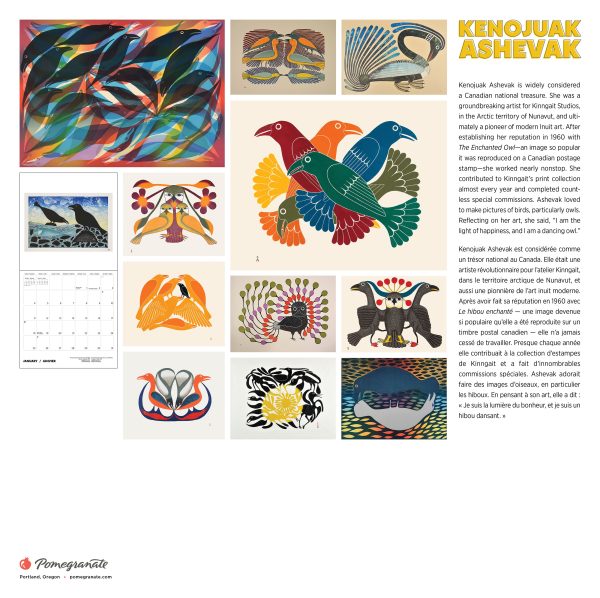 Kenojuak Ashevak 2026 Wall Calendar - Image 8