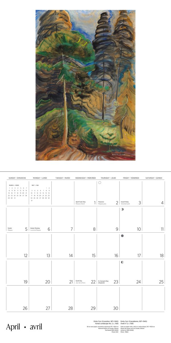Emily Carr 2026 Wall Calendar - Image 6