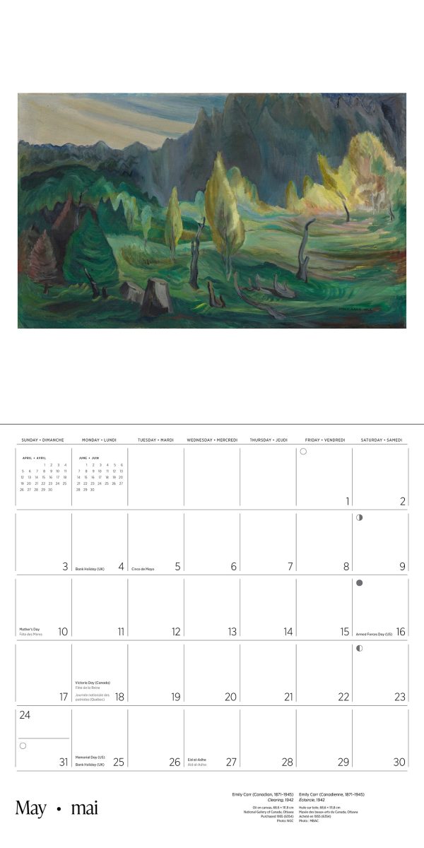 Emily Carr 2026 Wall Calendar - Image 7
