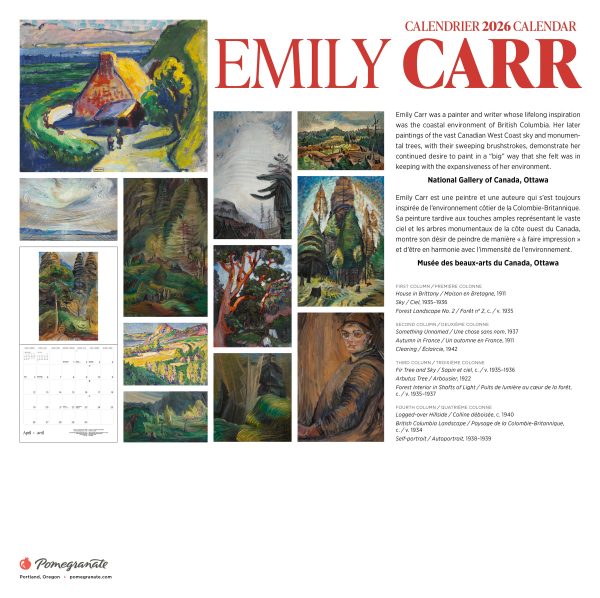 Emily Carr 2026 Wall Calendar - Image 8