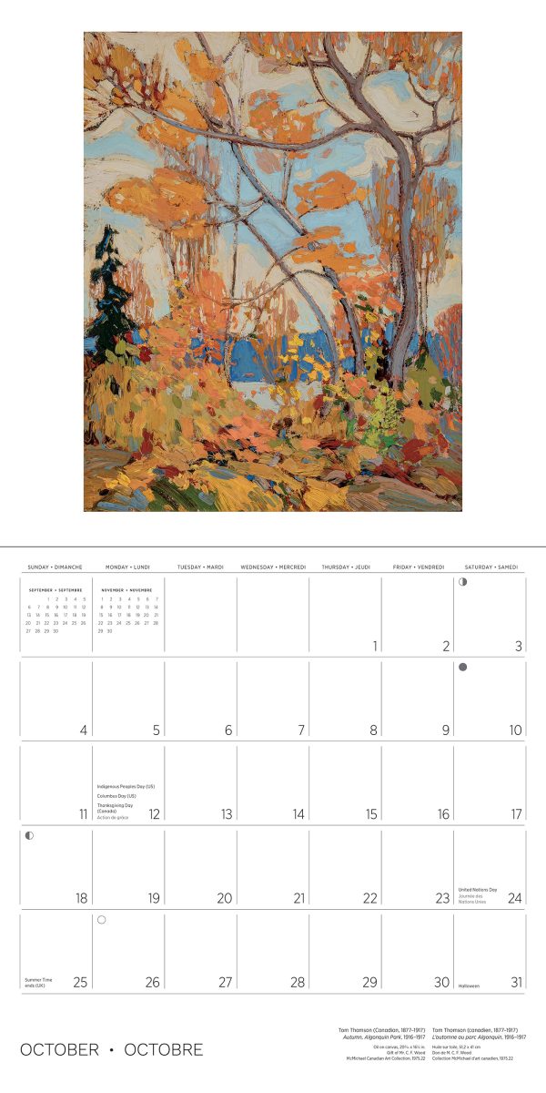 Tom Thomson 2026 Wall Calendar - Image 4