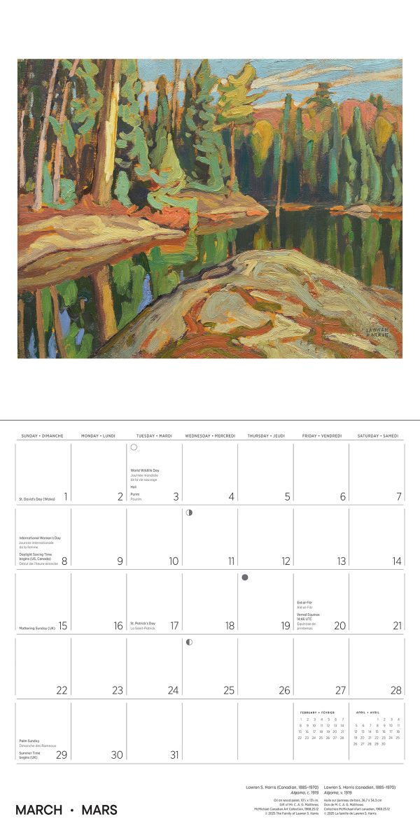Lawren S. Harris 2026 Wall Calendar - Image 3