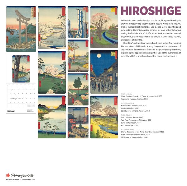 Hiroshige 2026 Wall Calendar - Image 8