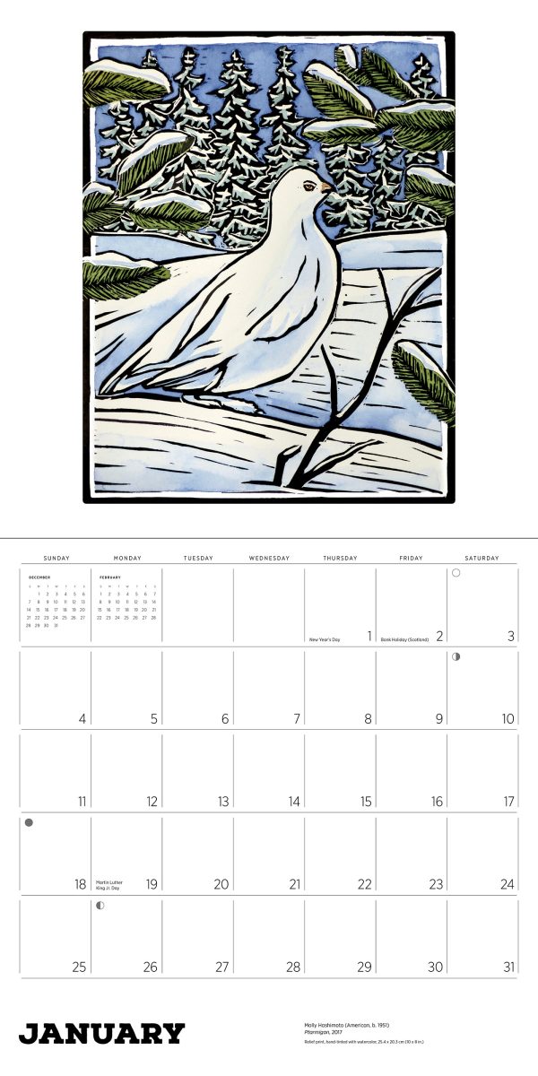 Molly Hashimoto: Birds 2026 Wall Calendar - Image 3
