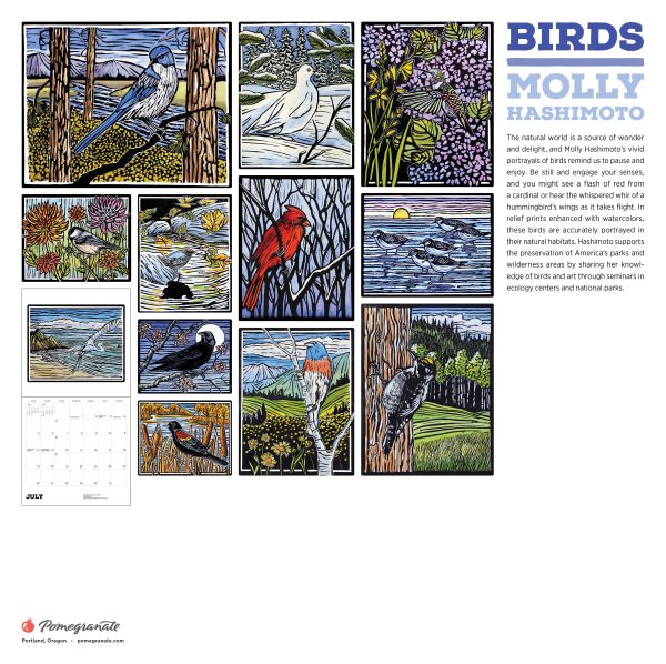 Molly Hashimoto: Birds 2026 Wall Calendar - Image 8