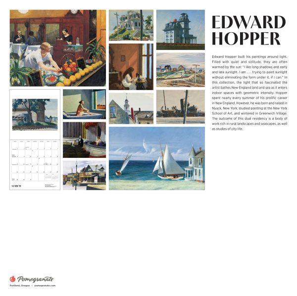 Edward Hopper 2026 Wall Calendar - Image 6