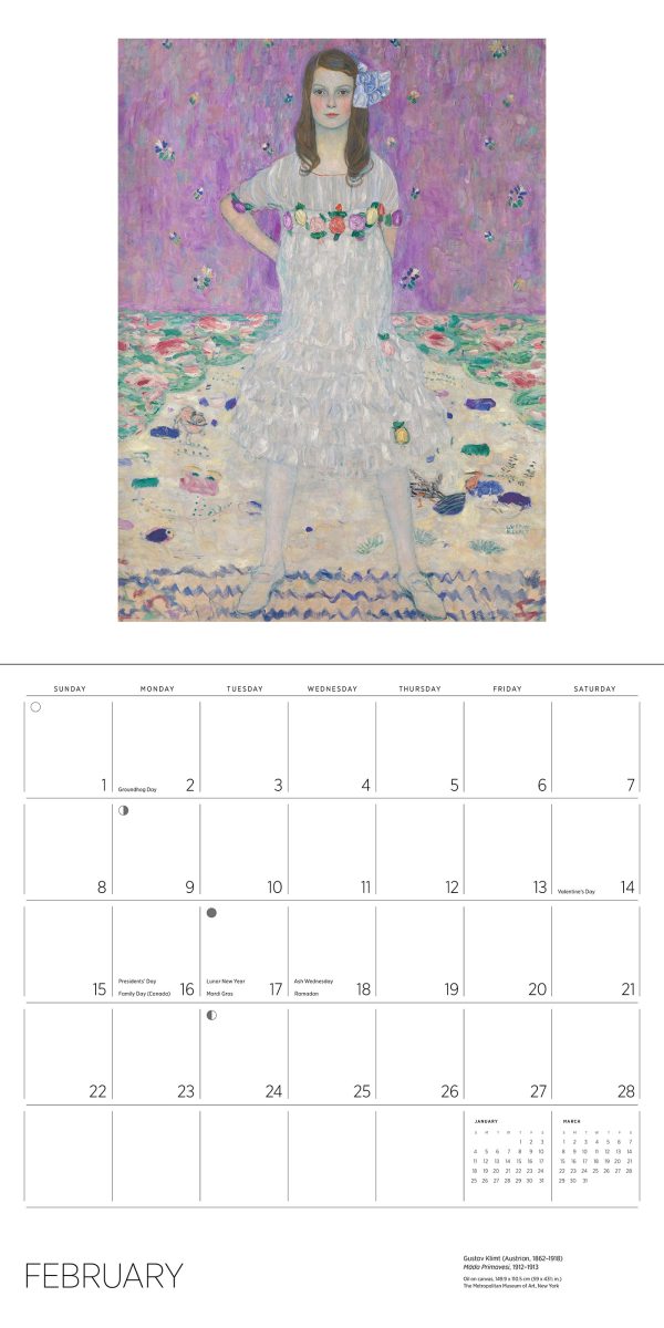 Gustav Klimt 2026 Wall Calendar - Image 3