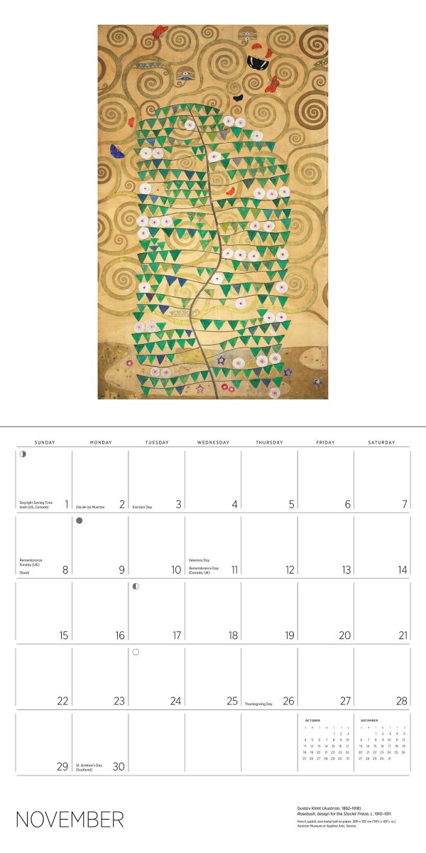 Gustav Klimt 2026 Wall Calendar - Image 6