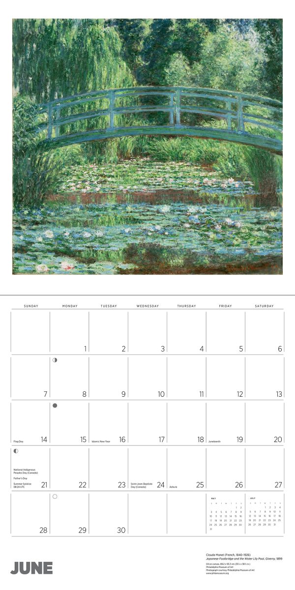 Claude Monet 2026 Wall Calendar - Image 5