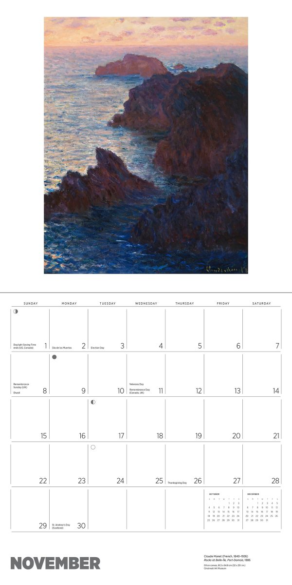 Claude Monet 2026 Wall Calendar - Image 6