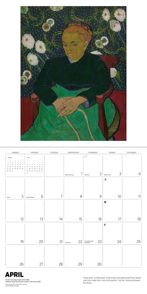 Vincent van Gogh 2026 Wall Calendar - Image 5