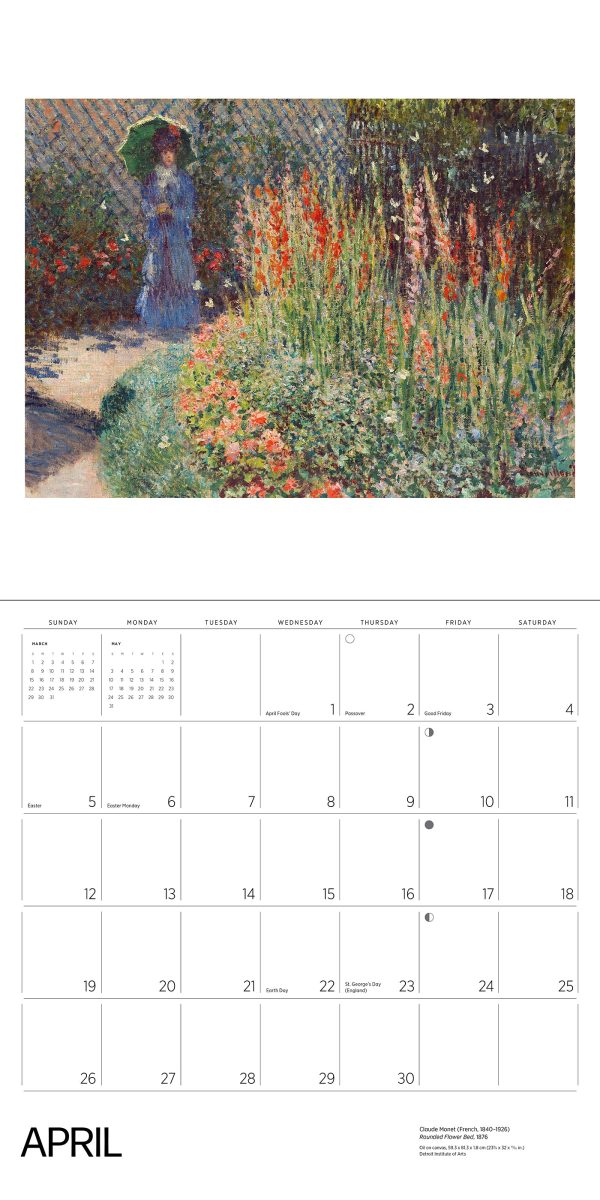 Gardens of the Impressionists 2026 Wall Calendar - Image 6