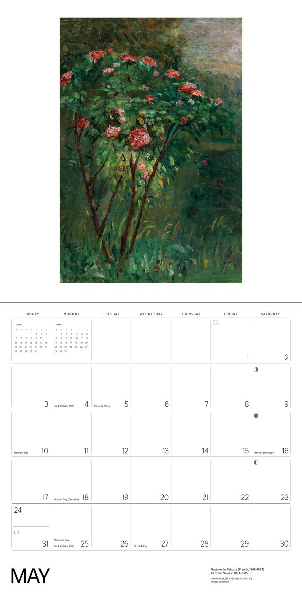 Gardens of the Impressionists 2026 Wall Calendar - Image 7