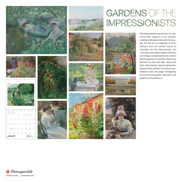 Gardens of the Impressionists 2026 Wall Calendar - Image 8