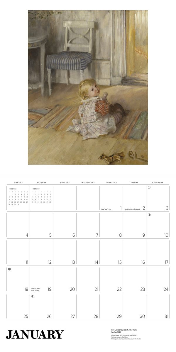 Carl Larsson 2026 Wall Calendar - Image 3