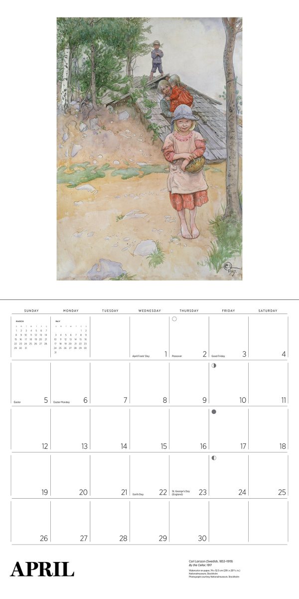 Carl Larsson 2026 Wall Calendar - Image 6