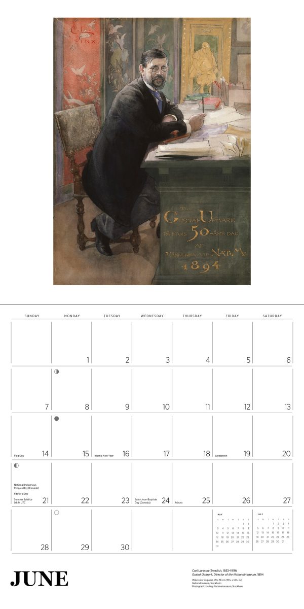 Carl Larsson 2026 Wall Calendar - Image 7