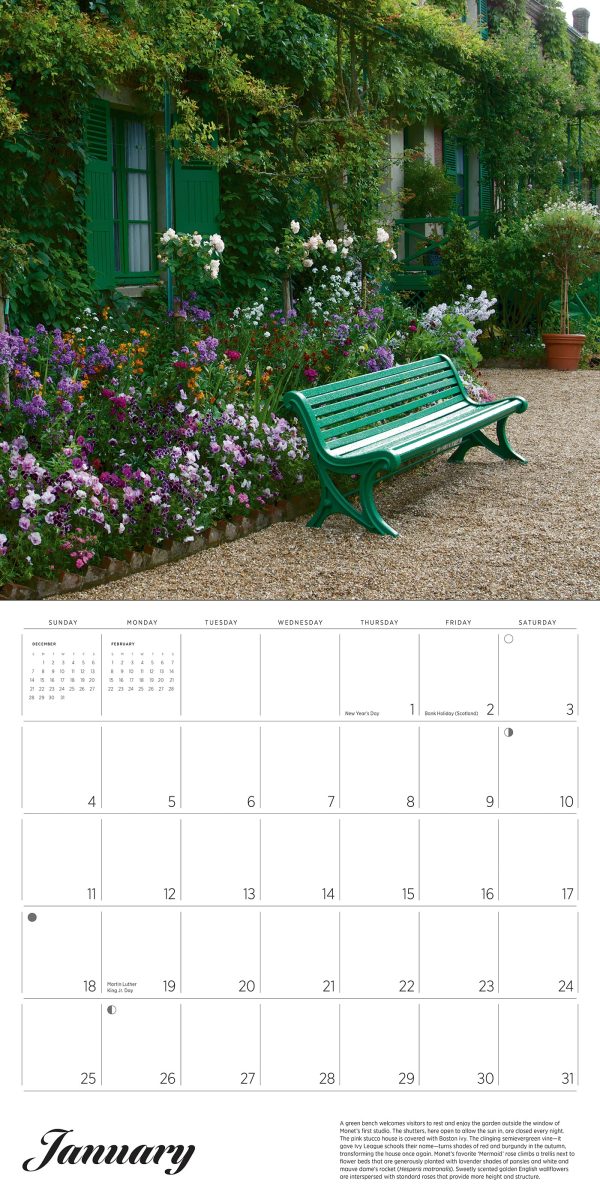 Monet's Passion: The Gardens at Giverny 2026 Wall Calendar - Image 3