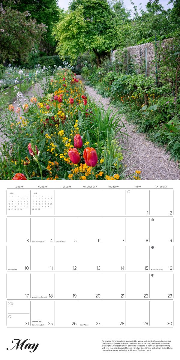 Monet's Passion: The Gardens at Giverny 2026 Wall Calendar - Image 7