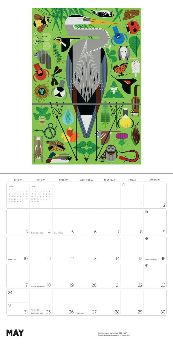Charley Harper 2026 Wall Calendar - Image 5