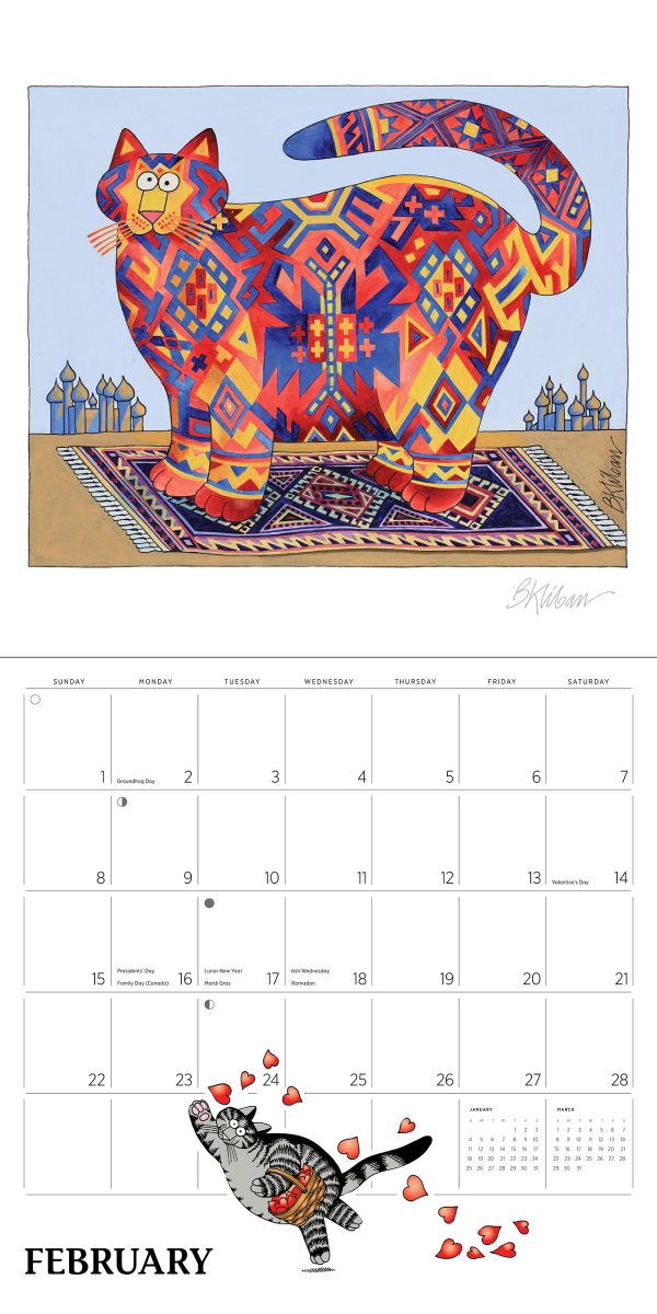 B. Kliban: CatCalendar 2026 Wall Calendar - Image 4