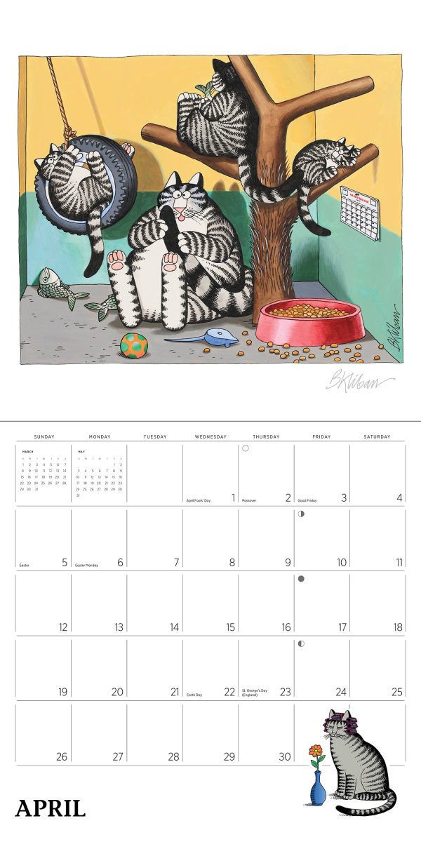 B. Kliban: CatCalendar 2026 Wall Calendar - Image 6