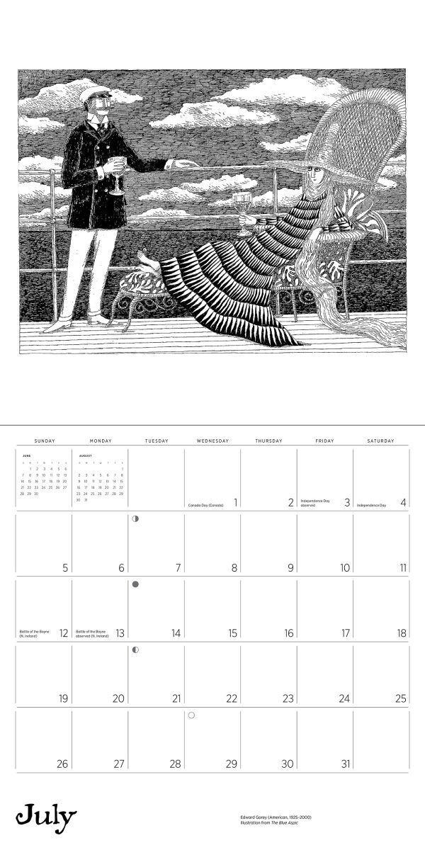 Edward Gorey 2026 Wall Calendar - Image 4