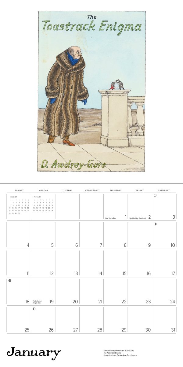 Edward Gorey 2026 Wall Calendar - Image 5