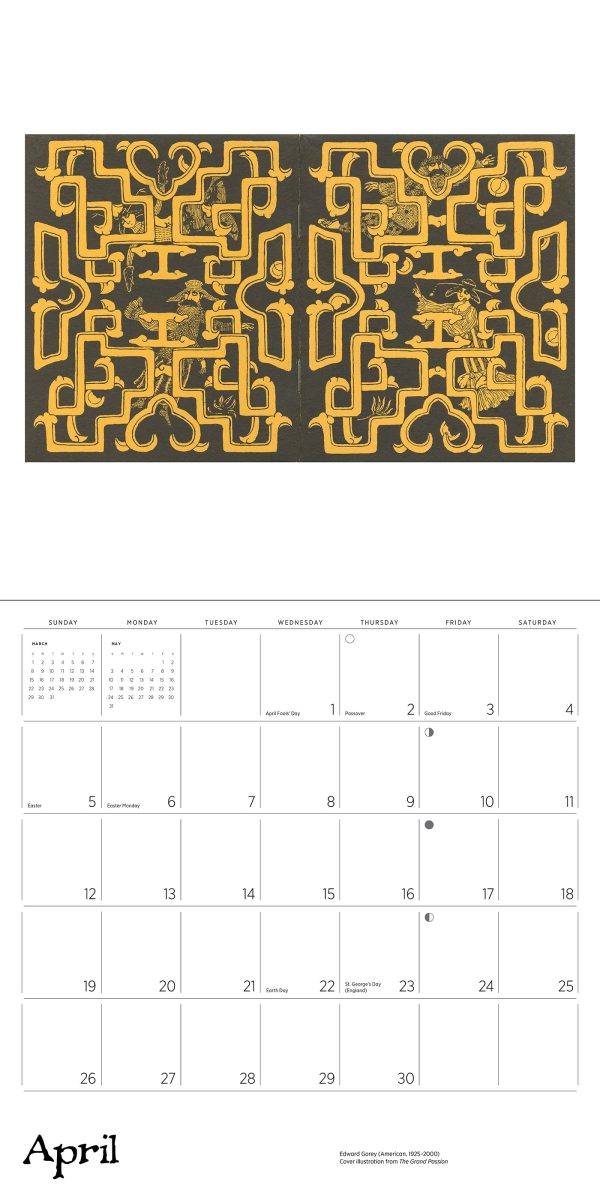 Edward Gorey 2026 Wall Calendar - Image 6