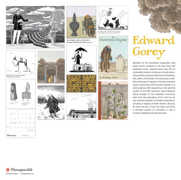Edward Gorey 2026 Wall Calendar - Image 8