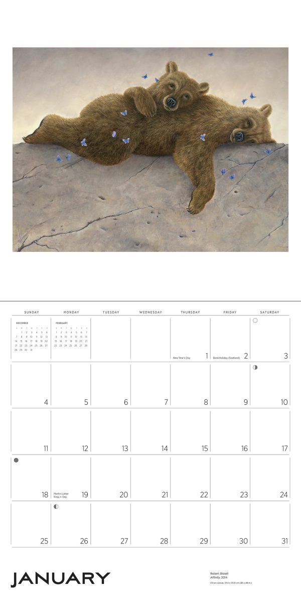 Spirit: The Paintings of Robert Bissell 2026 Wall Calendar - Image 3