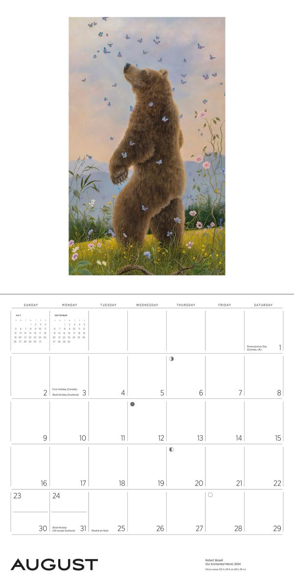 Spirit: The Paintings of Robert Bissell 2026 Wall Calendar - Image 4