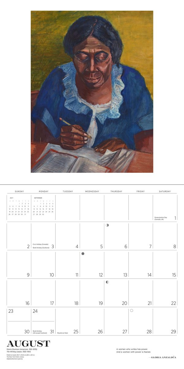 The Reading Woman 2026 Wall Calendar - Image 3