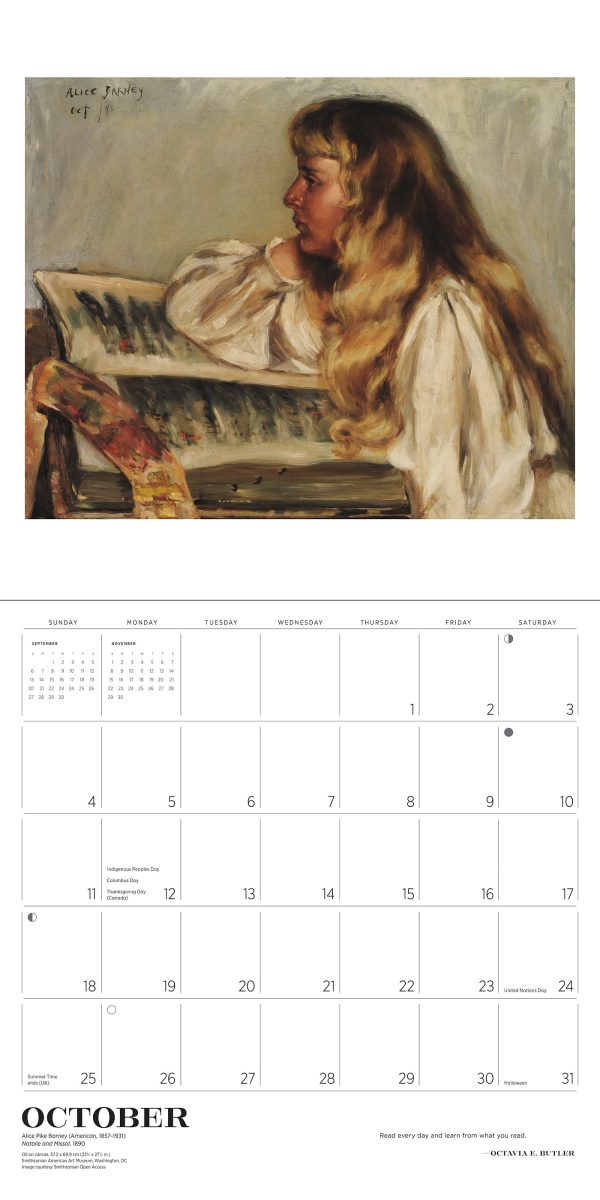 The Reading Woman 2026 Wall Calendar - Image 5
