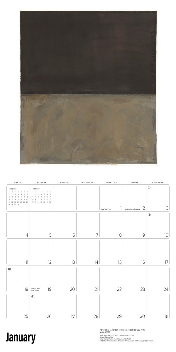 Rothko 2026 Wall Calendar - Image 3