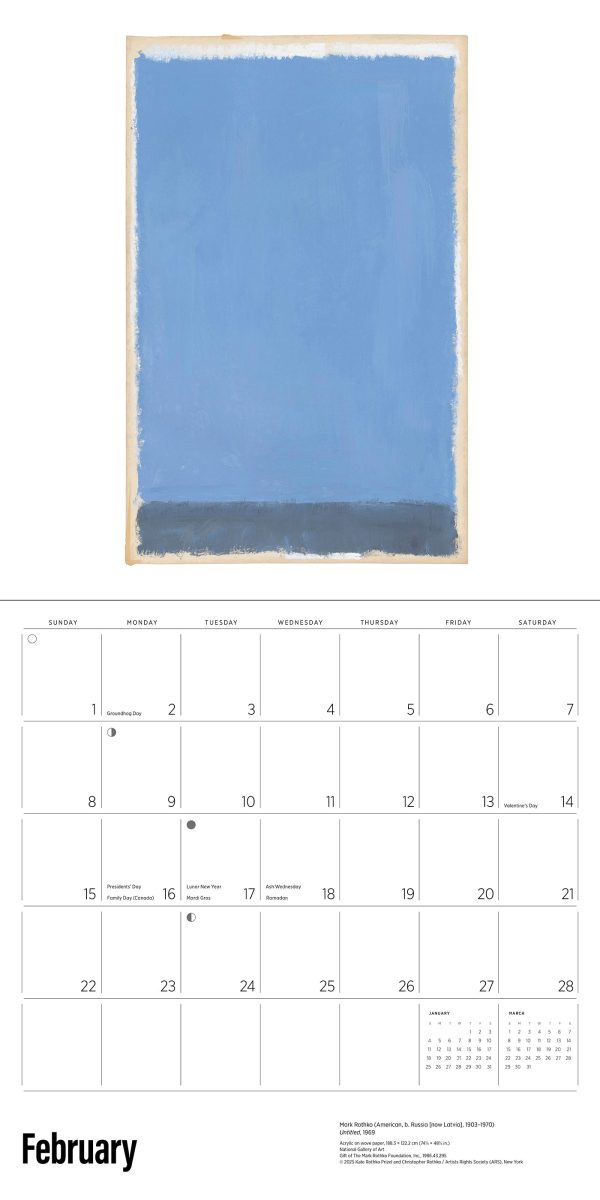 Rothko 2026 Wall Calendar - Image 4