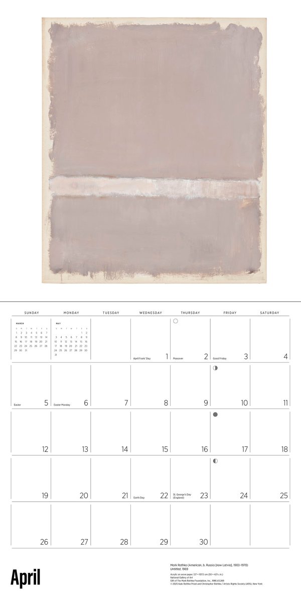 Rothko 2026 Wall Calendar - Image 6